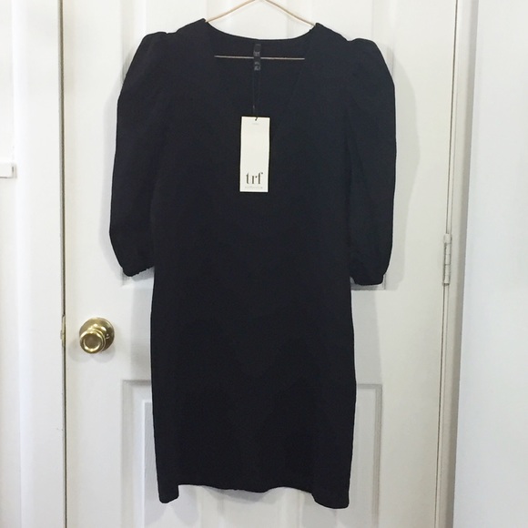 Zara Dresses & Skirts - Zara TRF collection | Short Sleeve Dress | Black